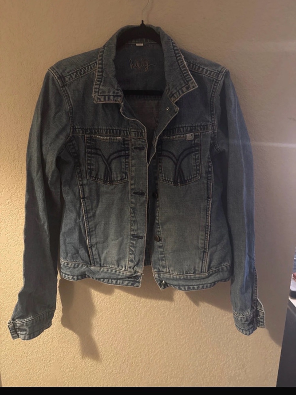 Hurley Light Blue Denim Jean Jacket